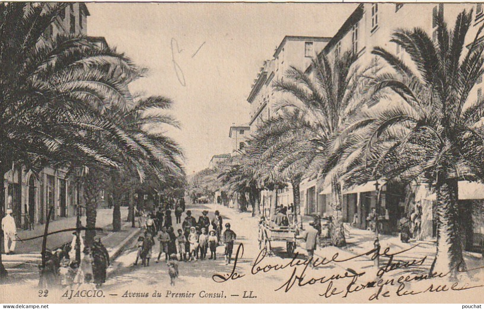 PE 16-(20) AJACCIO - AVENUE DU 1er CONSUL - ANIMATION - ENFANTS - 2 SCANS - Ajaccio