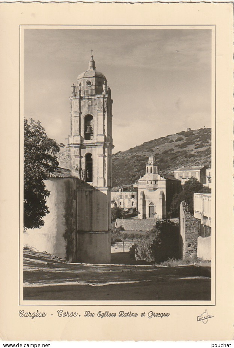 PE 17 -(20) CARGESE - LES EGLISES LATINE ET GRECQUE - EDIT MIRAMONT , BASTIA - 2 SCANS - Altri & Non Classificati