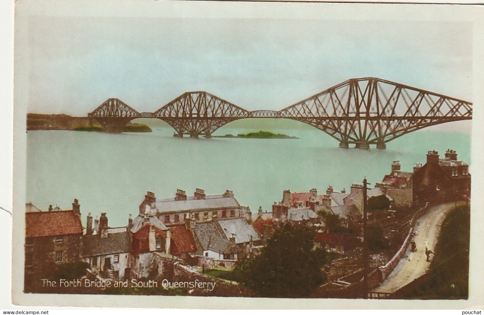 PE 18 - ECOSSE - SCOTLAND - THE FORTH BRIDGE AND SOUTH QUEENSFERRY - CARTE COULEURS - 2 SCANS - Midlothian/ Edinburgh