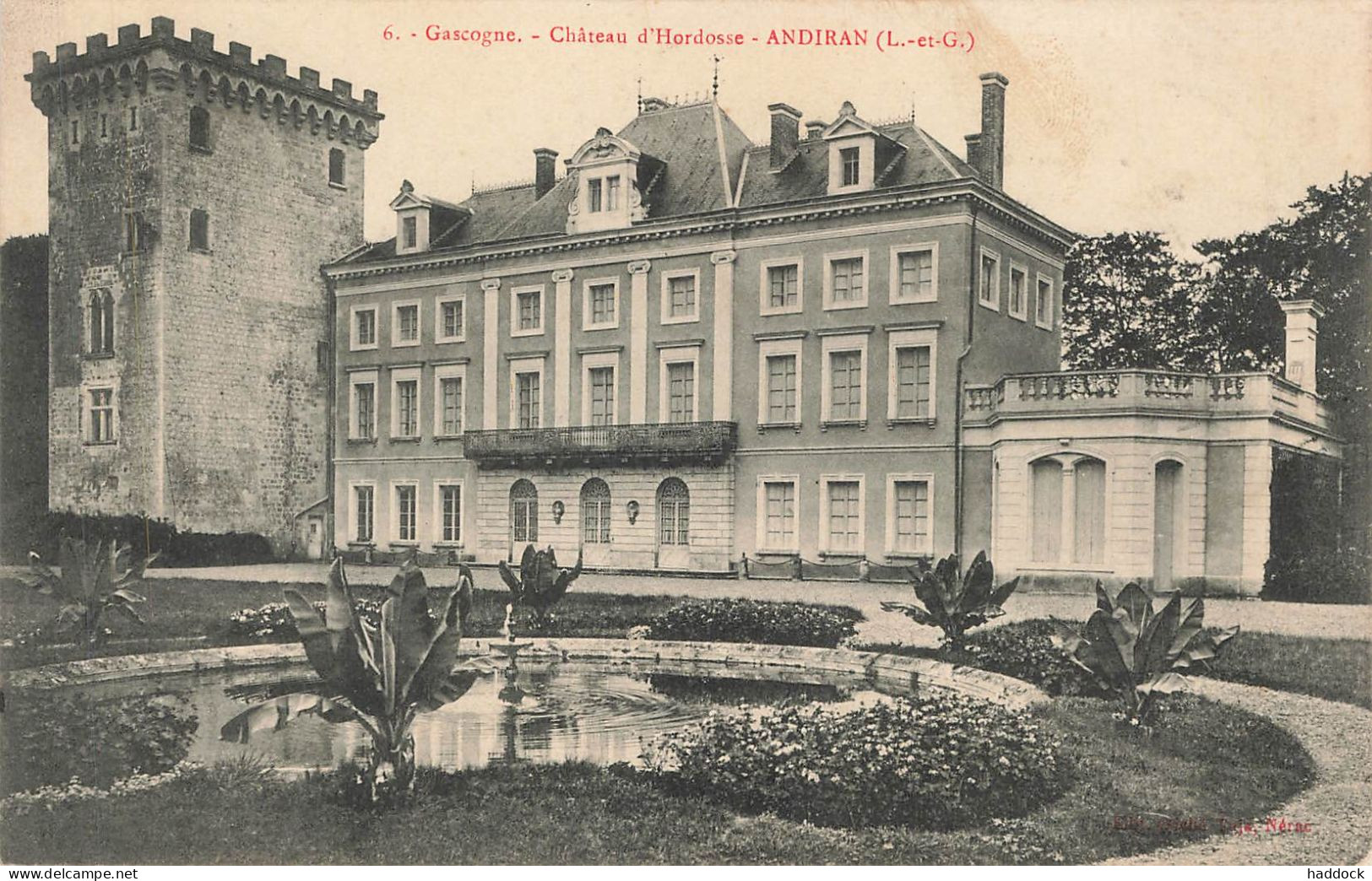 ANDIRAN : CHATEAU D'HORDOSSE - Sonstige & Ohne Zuordnung