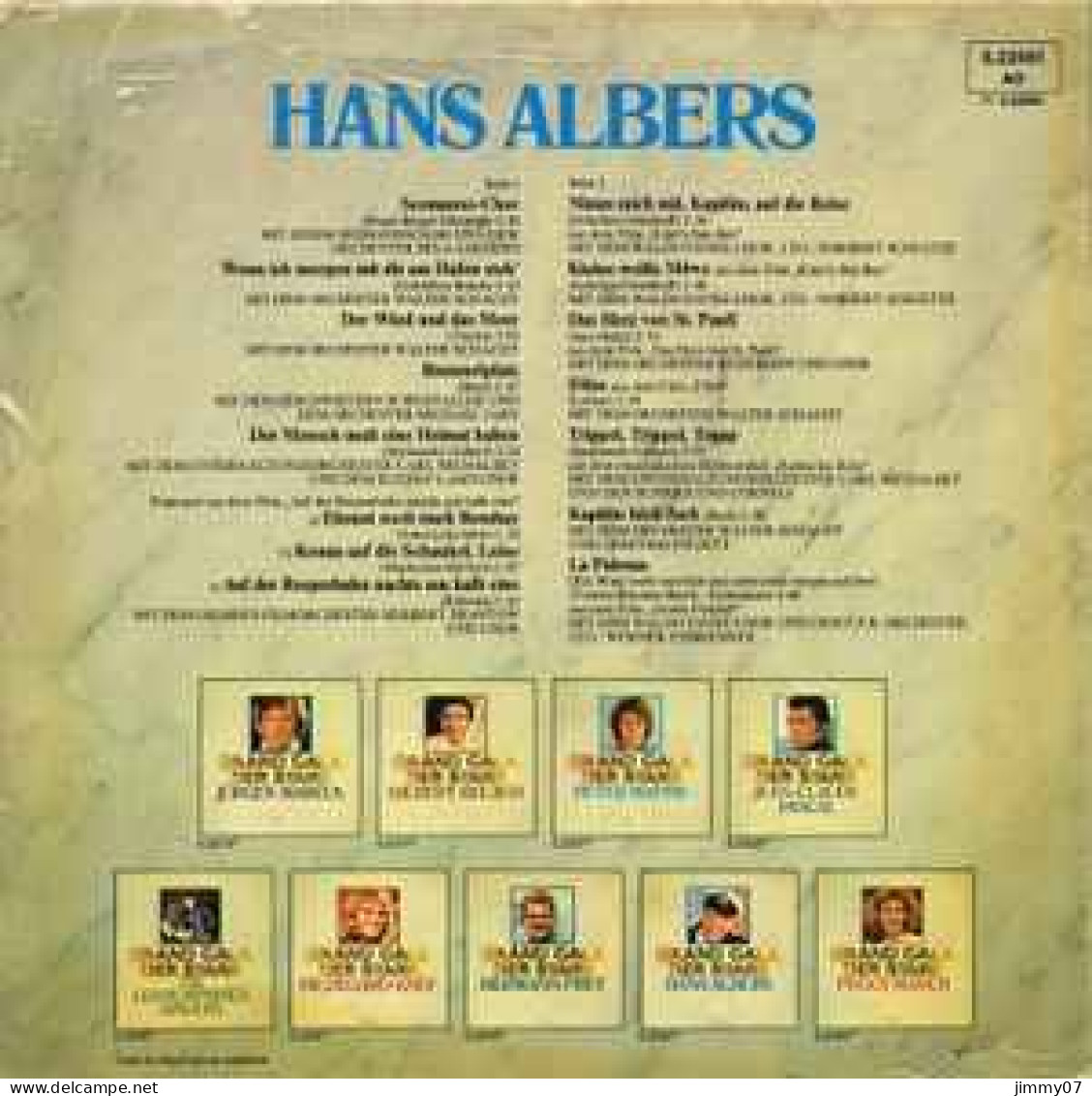 Hans Albers - Grand Gala Der Stars (LP, Comp) - Musicales