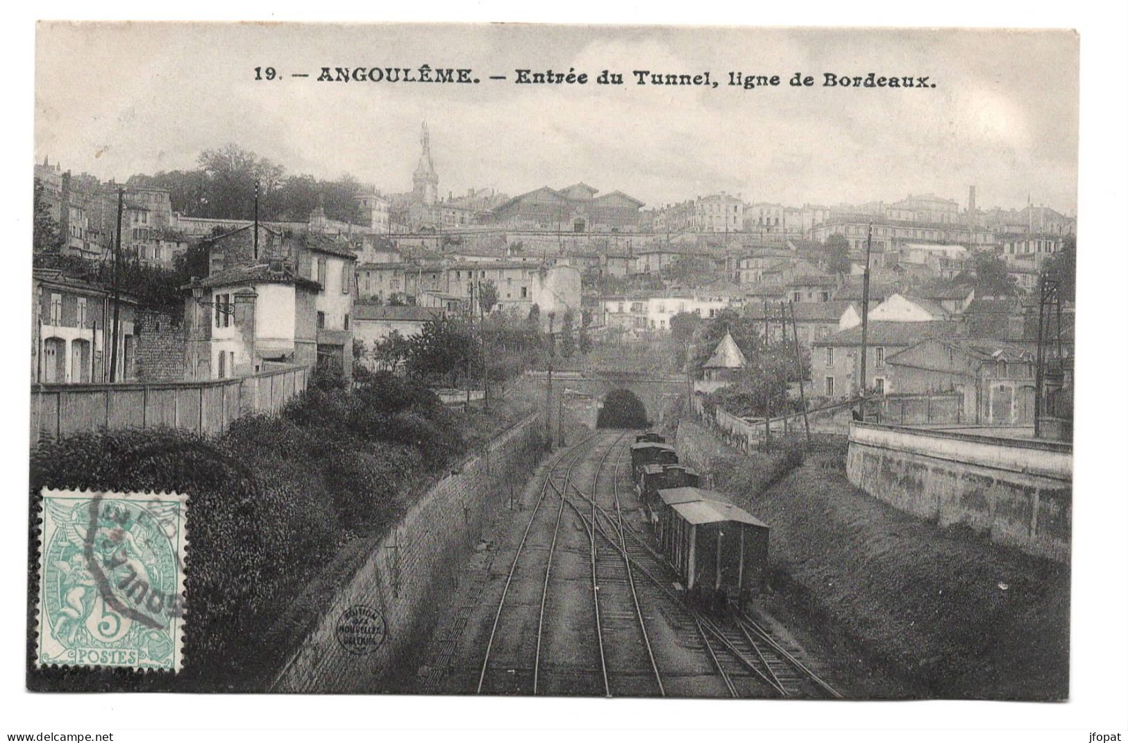 16 CHARENTE - ANGOULEME Entrée Du Tunnel, Ligne De Bordeaux - Angouleme