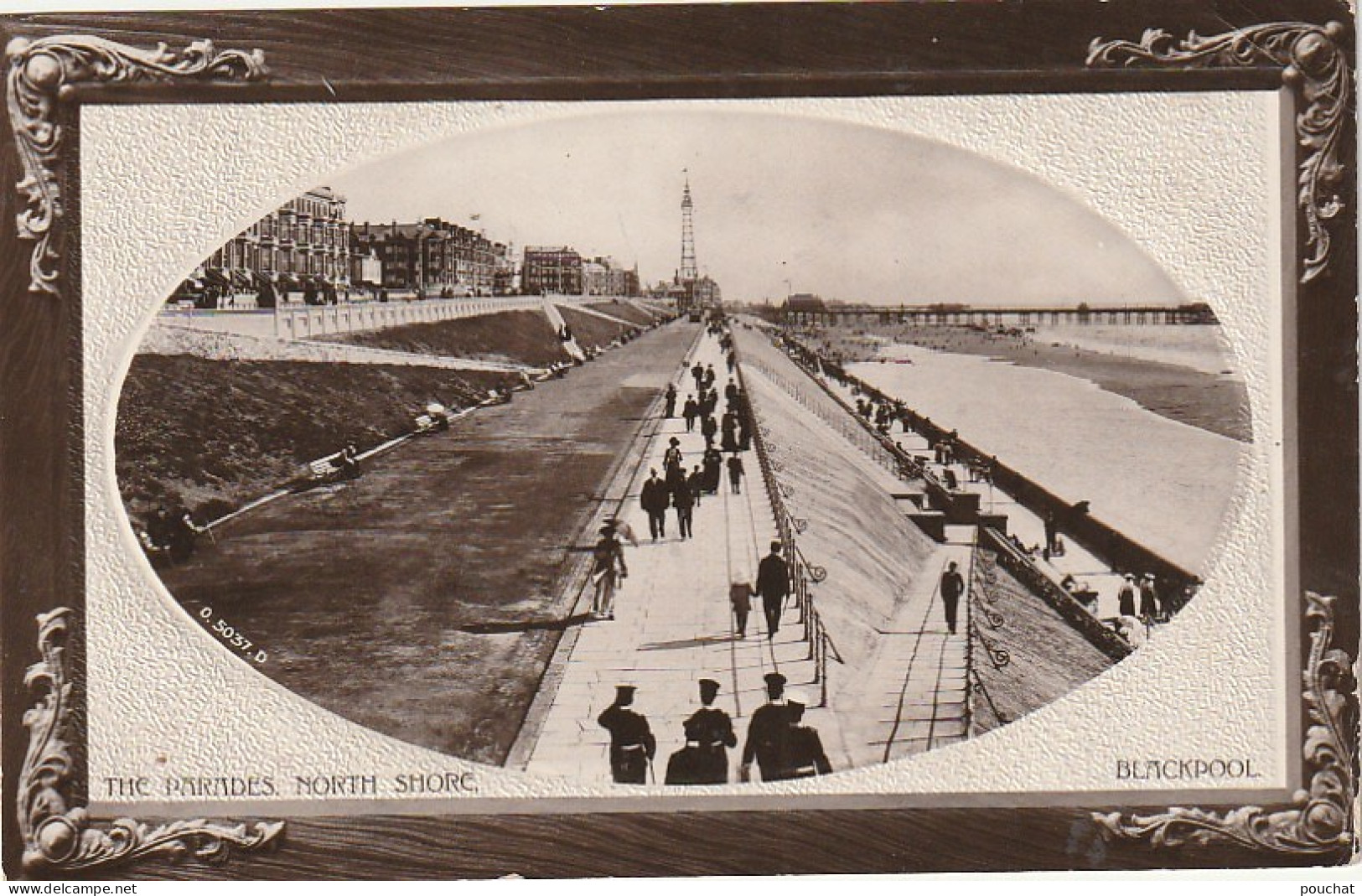 PE 18 - BLACKPOOL - THE PARADES NORTH SHORE (1910) - 2 SCANS - Blackpool