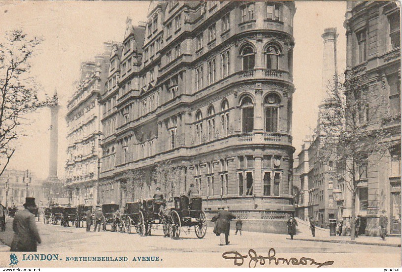 PE 18 - LONDON - NORTHUMBERLAND AVENUE (1904)- 2 SCANS - Autres & Non Classés