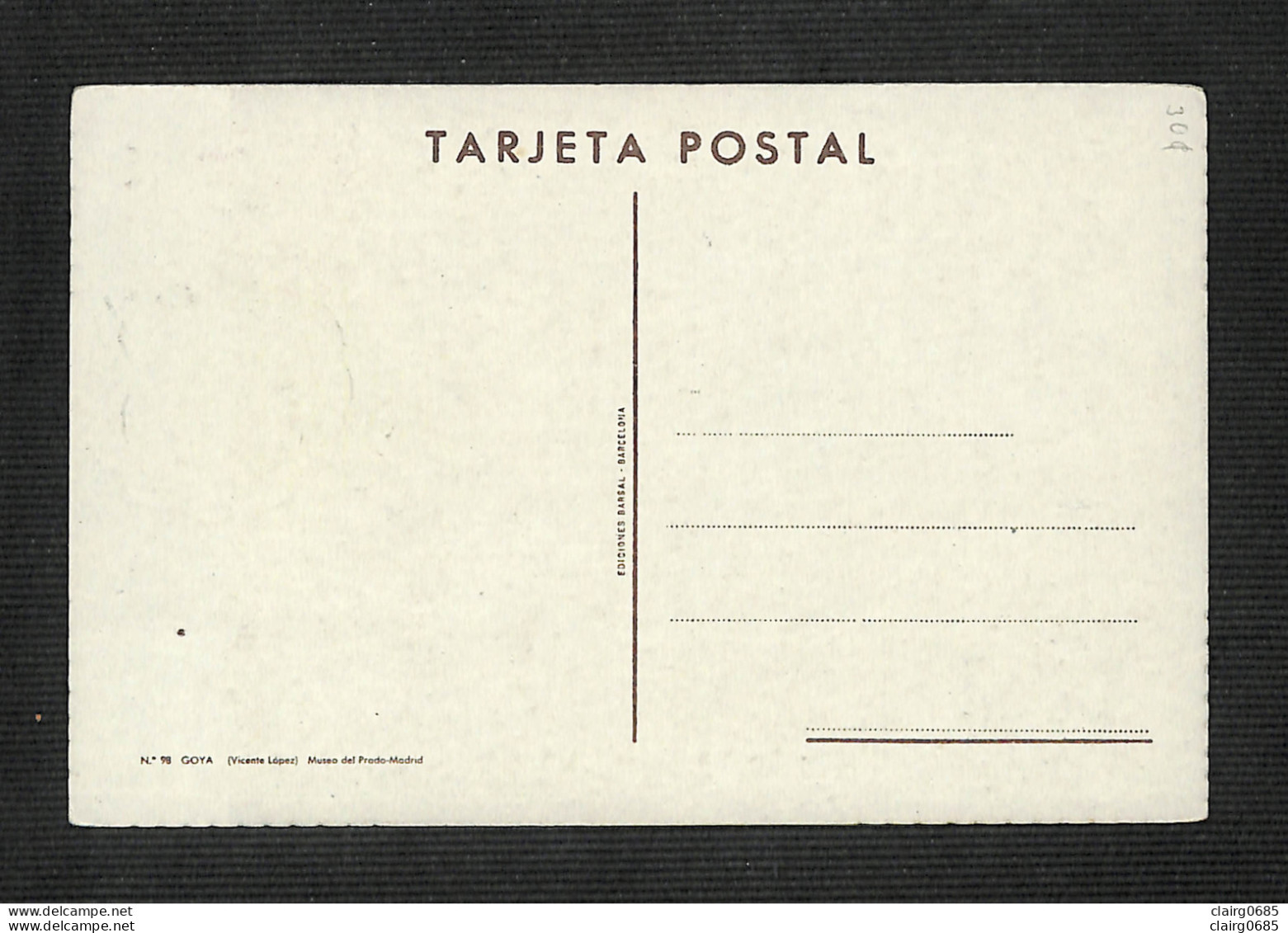 ESPAGNE - ESPAÑA - Carte MAXIMUM 1953 - GOYA - (Vincente López) - Museo Del Prado-Madrid - RARE - Maximum Cards