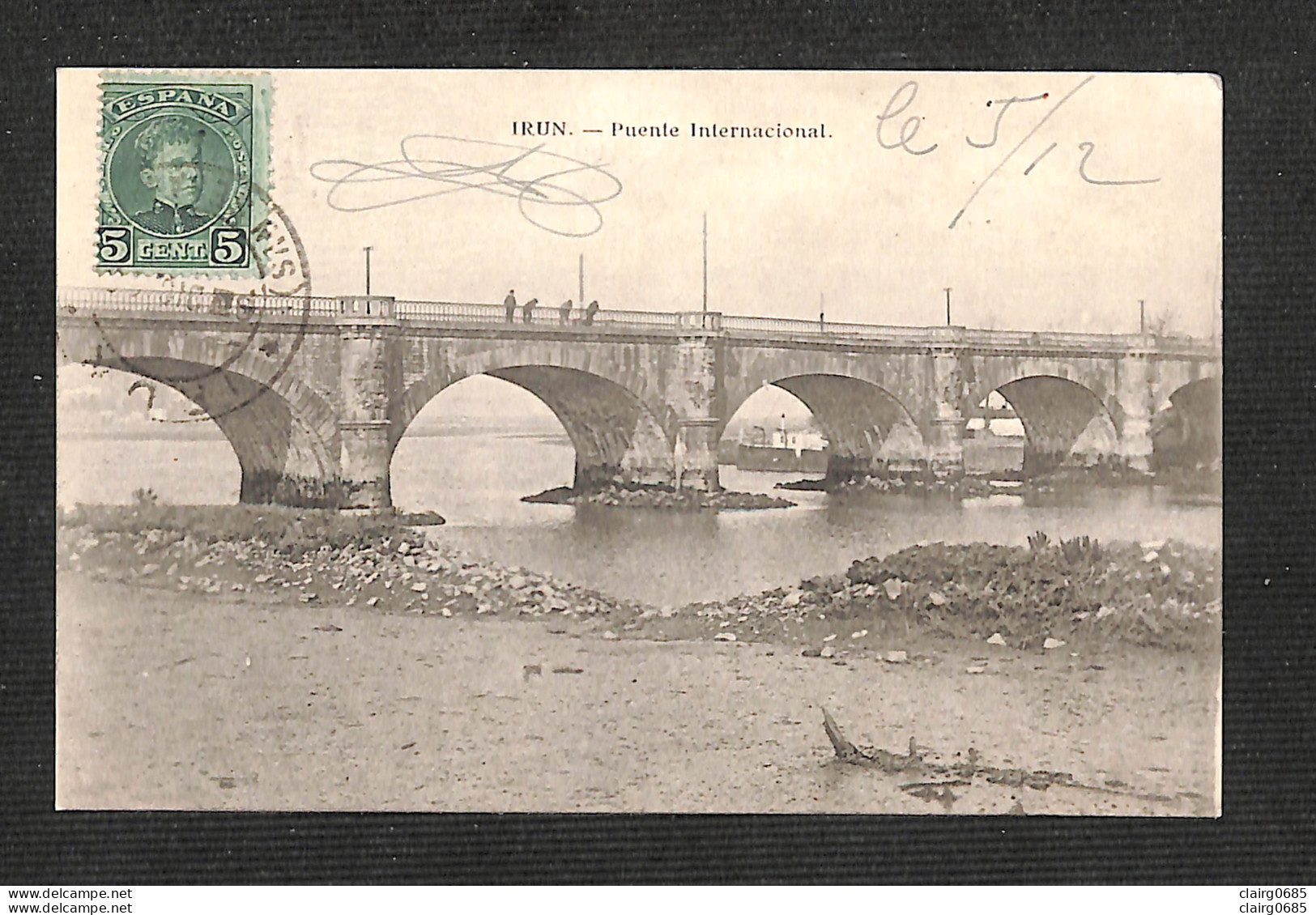 ESPAGNE - IRUN - Puente Internacional - 1908 - Guipúzcoa (San Sebastián)