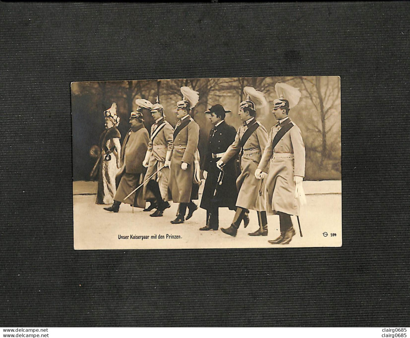 FAMILLES ROYALES - Unser Kaiserpaar Mit Den Prinzen - 1907 - RARE - Royal Families