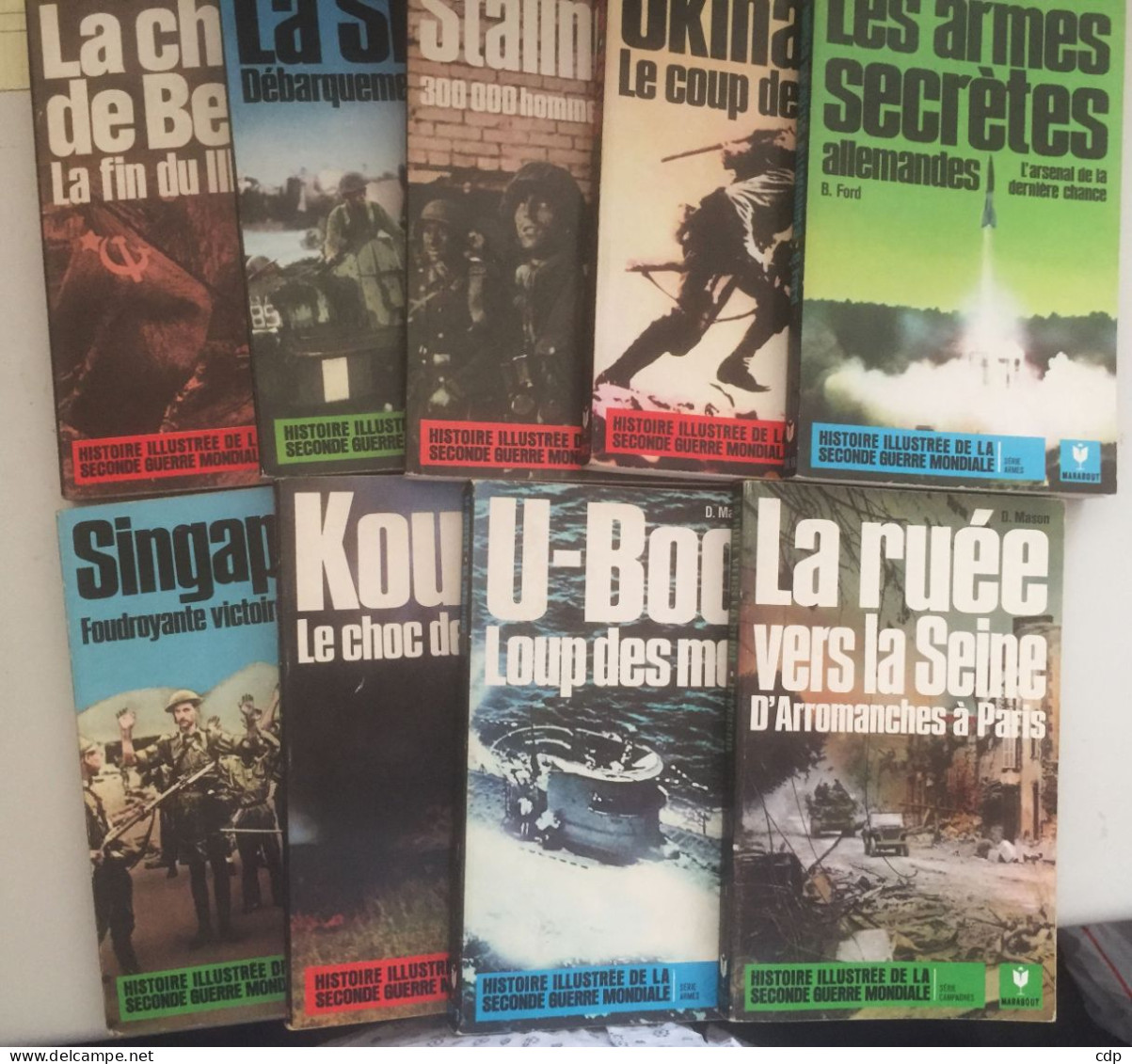 Lot 22 Livres Histoire Illustrée De La Seconde Guerre Mondiale - War 1939-45