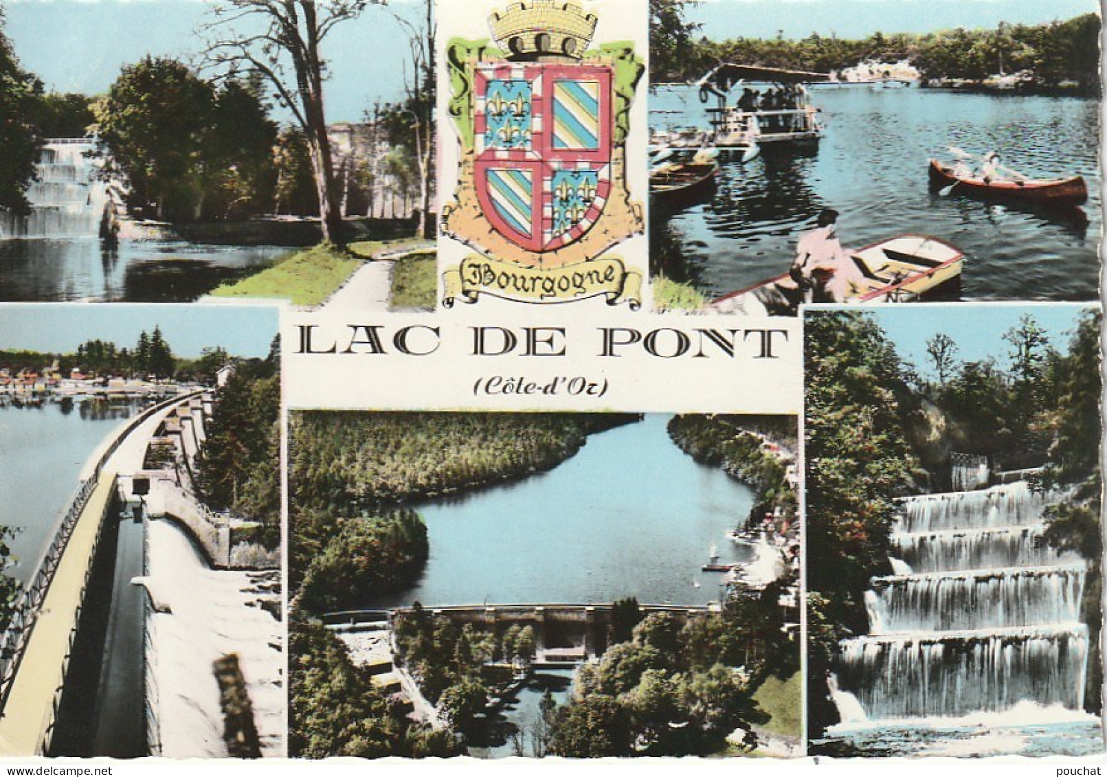 PE 21-(21) LAC DE PONT - CARTE COULEURS MULTIVUES - 2 SCANS - Sonstige & Ohne Zuordnung