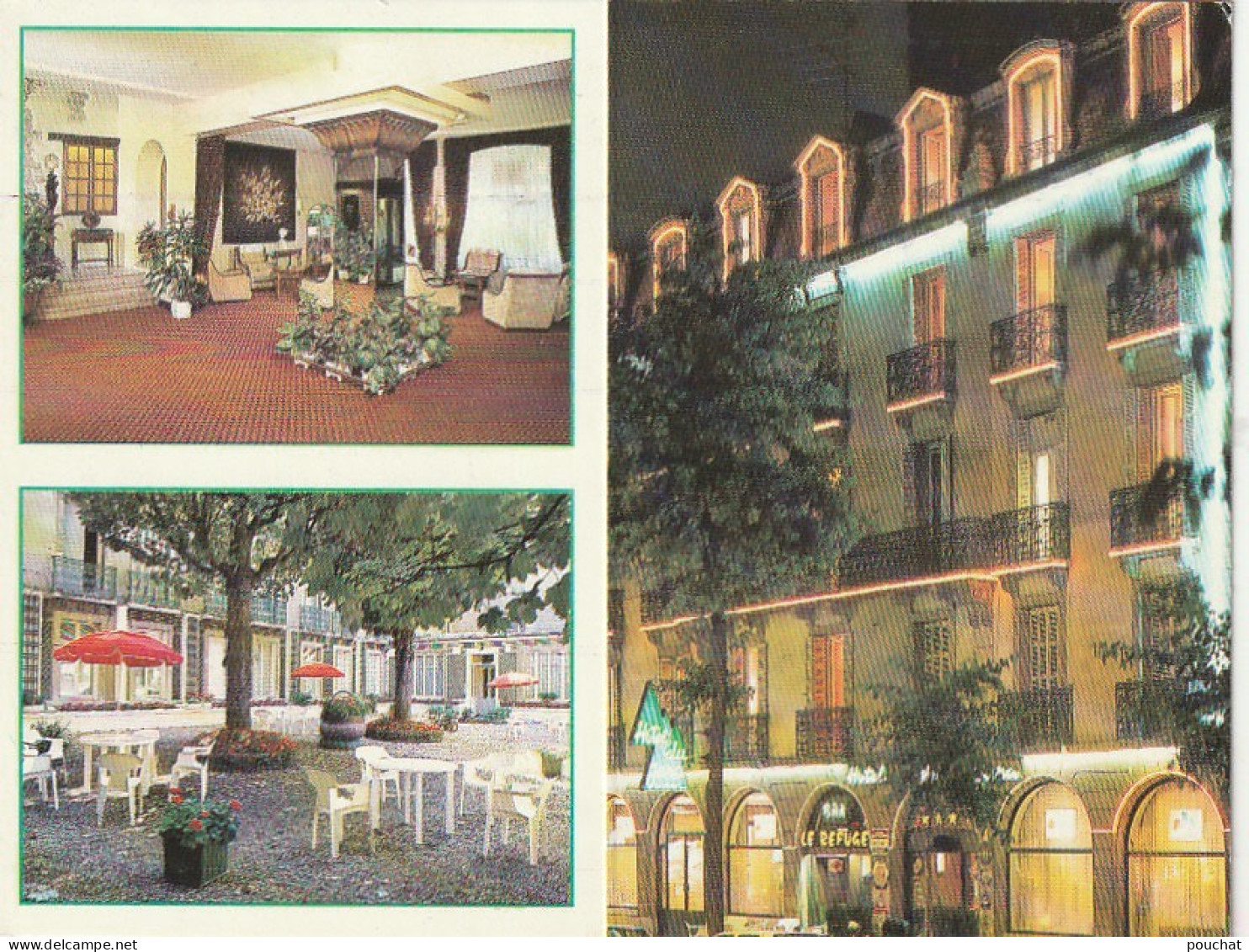 PE 21-(21) DIJON - HOTEL DU JURA - CARTE PUBLICITAIRE MULTIVUES COULEURS - PLAN  - 2 SCANS - Dijon
