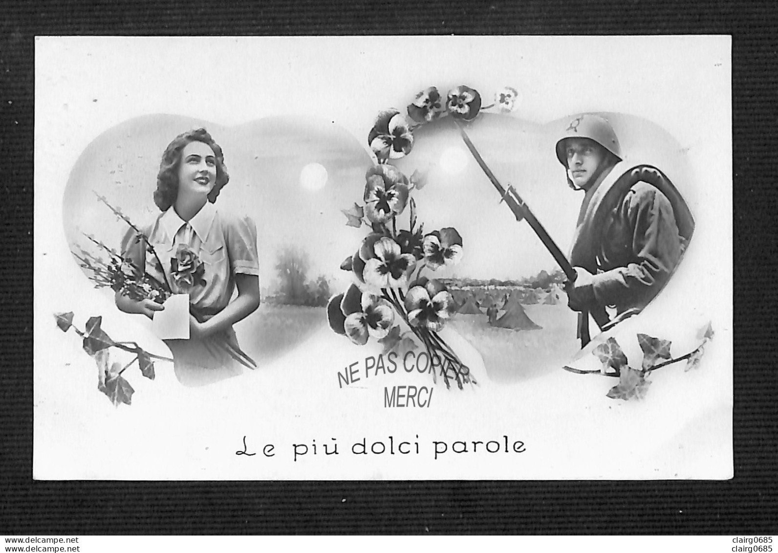 FANTAISIE ITALIE - Vera Fotografia - FOTOCELERE TORINO - 1942 - Le Piu Dolci Parole - Patriottisch