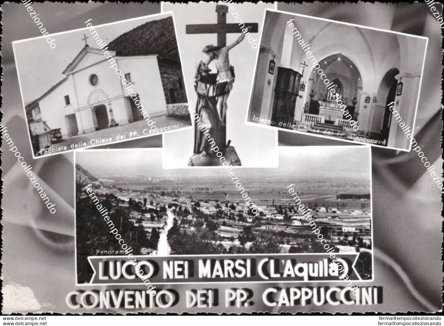 Cd641 Cartolina Luco Nei Marsi Convento Dei Pp.cappuccini L'aquila Abruzzo - L'Aquila