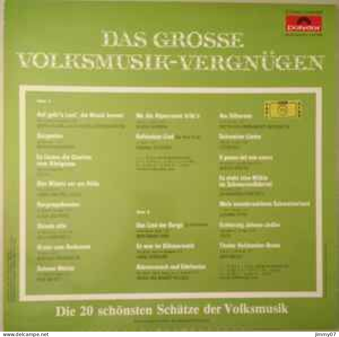 Various - Das Grosse Volksmusik-Vergnügen (LP, Comp, S/Edition) - Country Y Folk