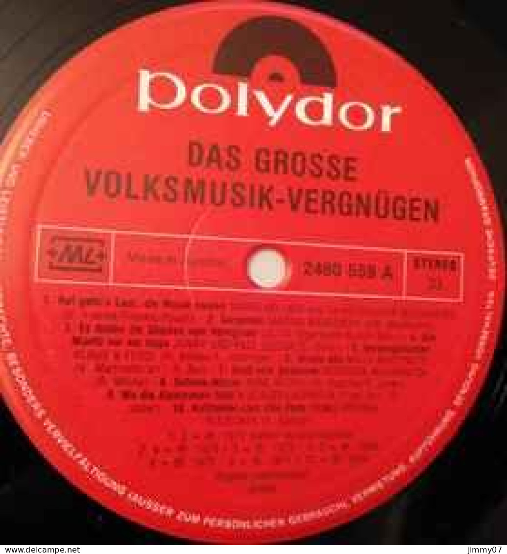 Various - Das Grosse Volksmusik-Vergnügen (LP, Comp, S/Edition) - Country Y Folk