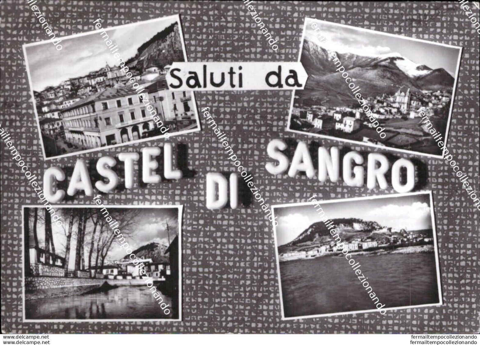 Cd645 Cartolina Saluti Da Castel Di Sangro Provincia Di Chieti Abruzzo - Chieti