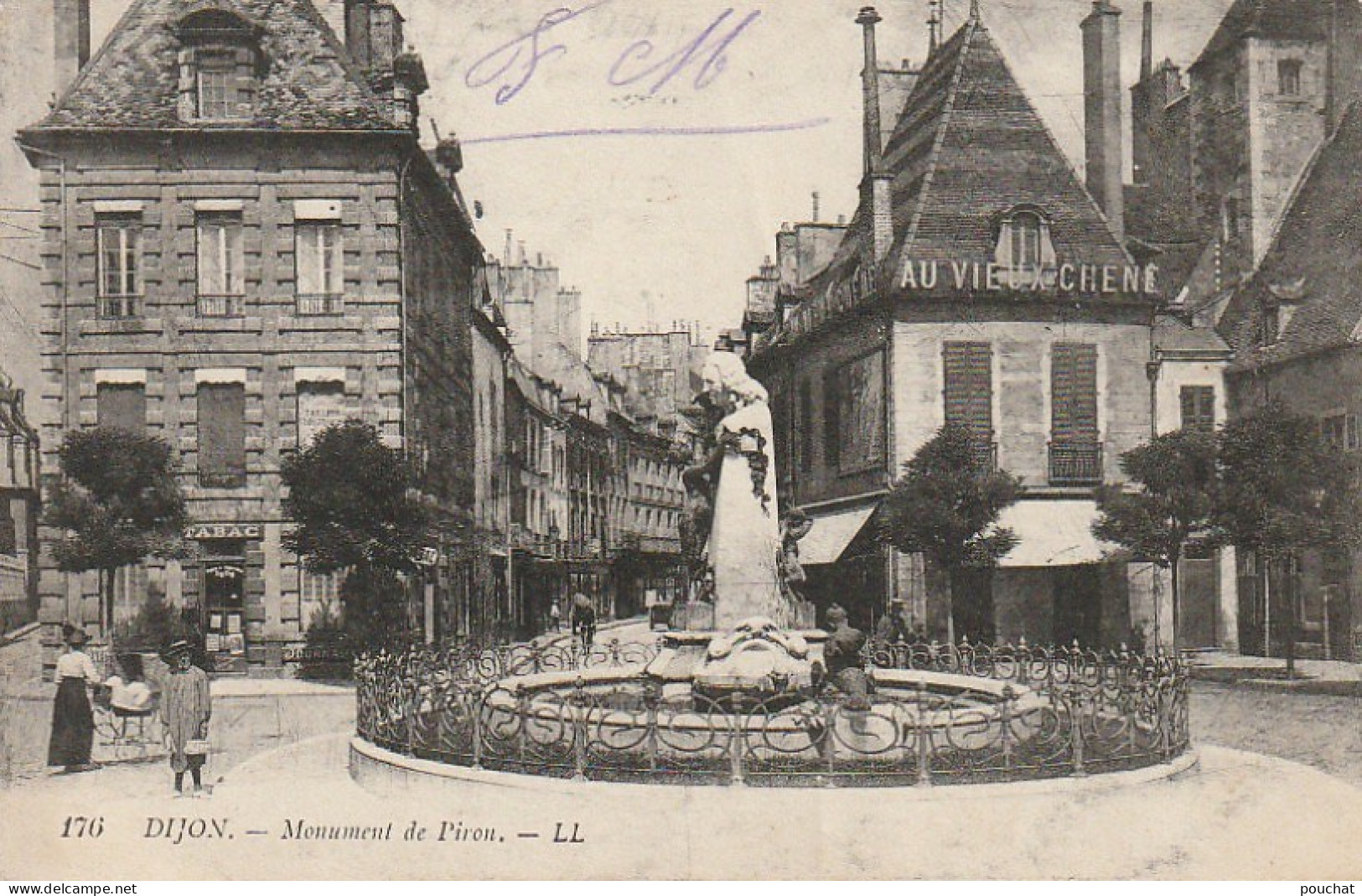 PE 21-(21) DIJON - MONUMENT DE PIRON  - ANIMATION - 2 SCANS - Dijon