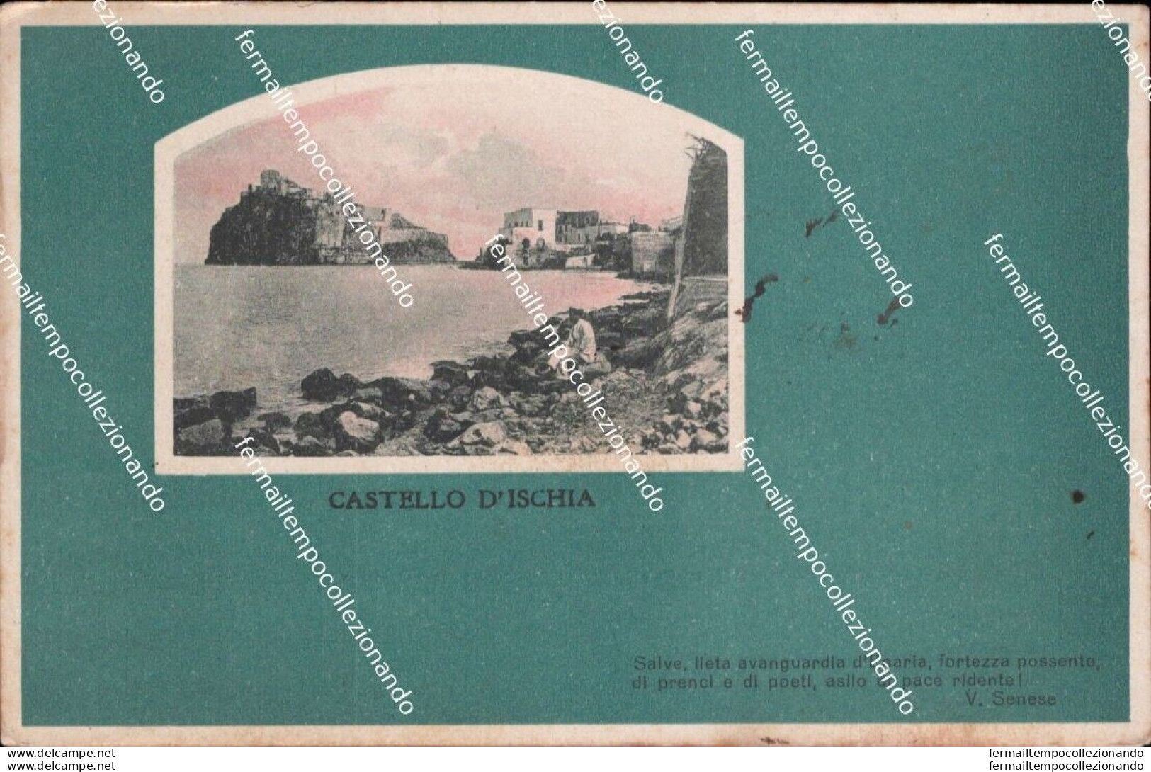 Be683 Cartolina Castello D'ischia Provincia Di Napoli Campania - Napoli (Naples)