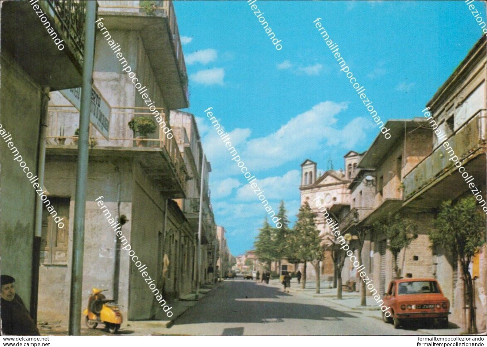 Cd674 Cartolina San Calogero Via Del Riposo Provincia Di Catanzaro Calabria - Catanzaro