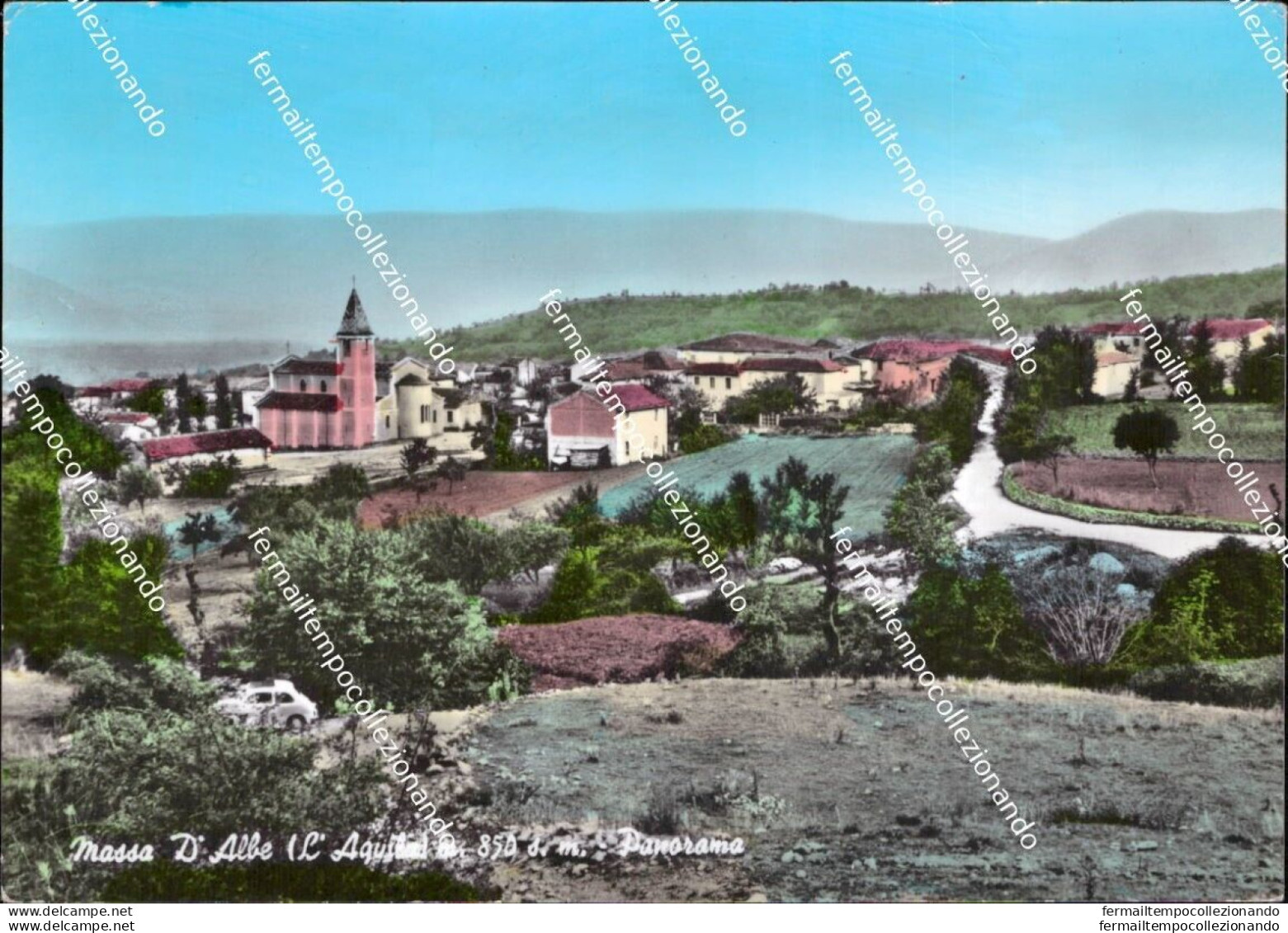 Cd671 Cartolina Masse D'albe Panorama Provincia Di L'aquila Abruzzo - L'Aquila