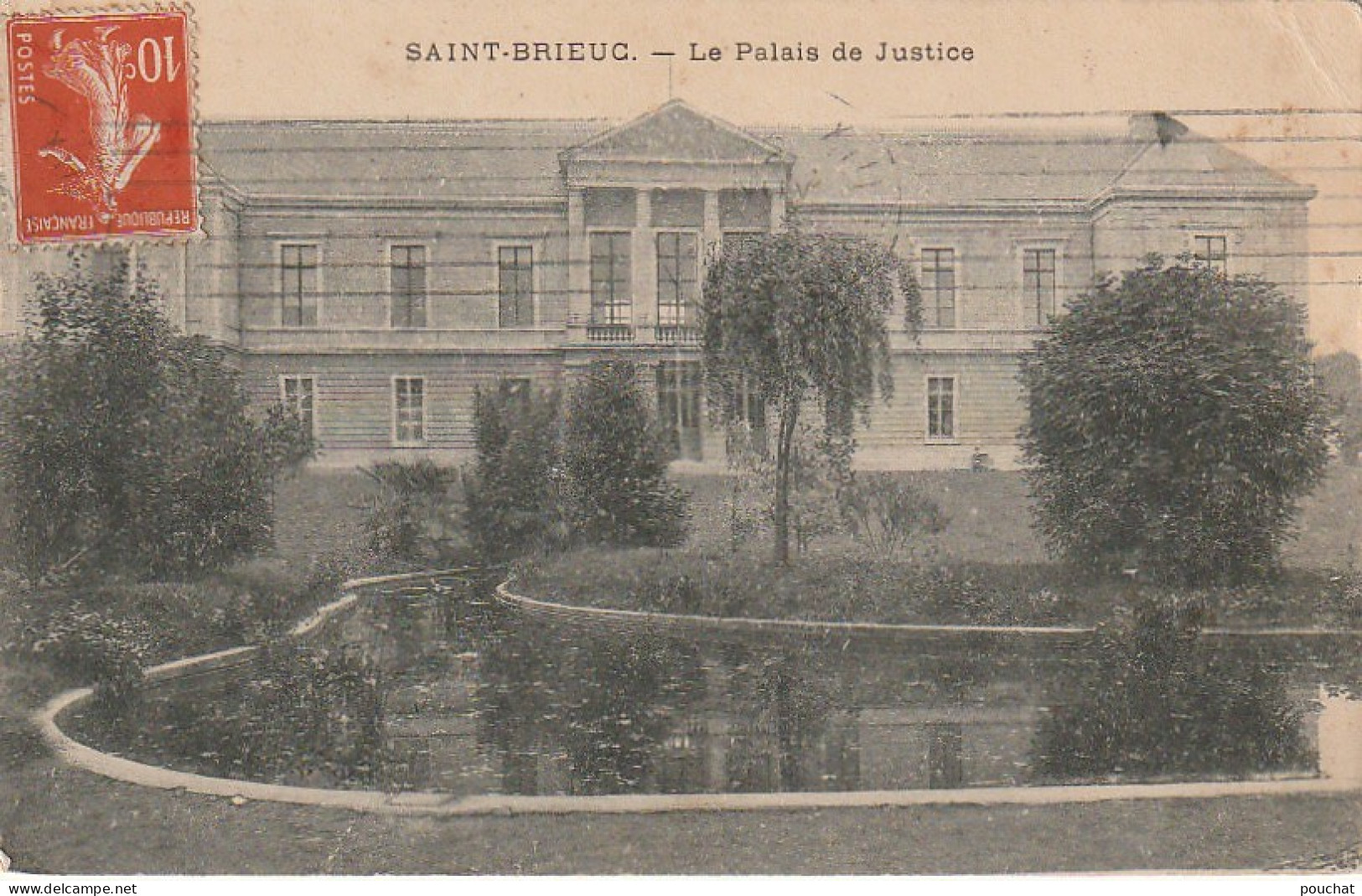 PE 23-(22) SAINT BRIEUC - LE PALAIS DE JUSTICE  - 2 SCANS - Saint-Brieuc