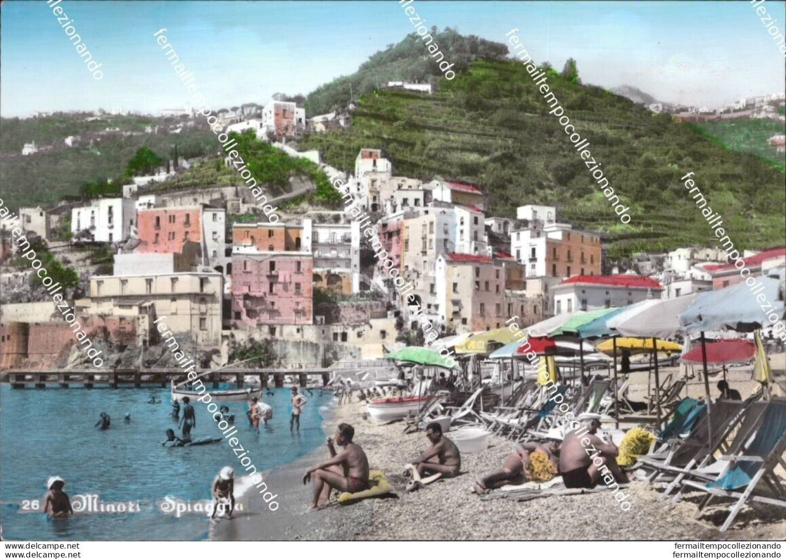 Cd680 Cartolina Minori Spiaggia Provincia Di Salerno Campania - Salerno
