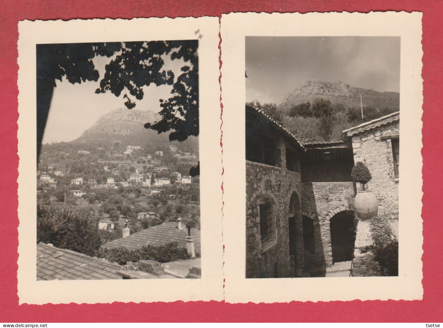 Peyresq - 13 Photos Du Village Et Des Environs - 1957 - Autres & Non Classés