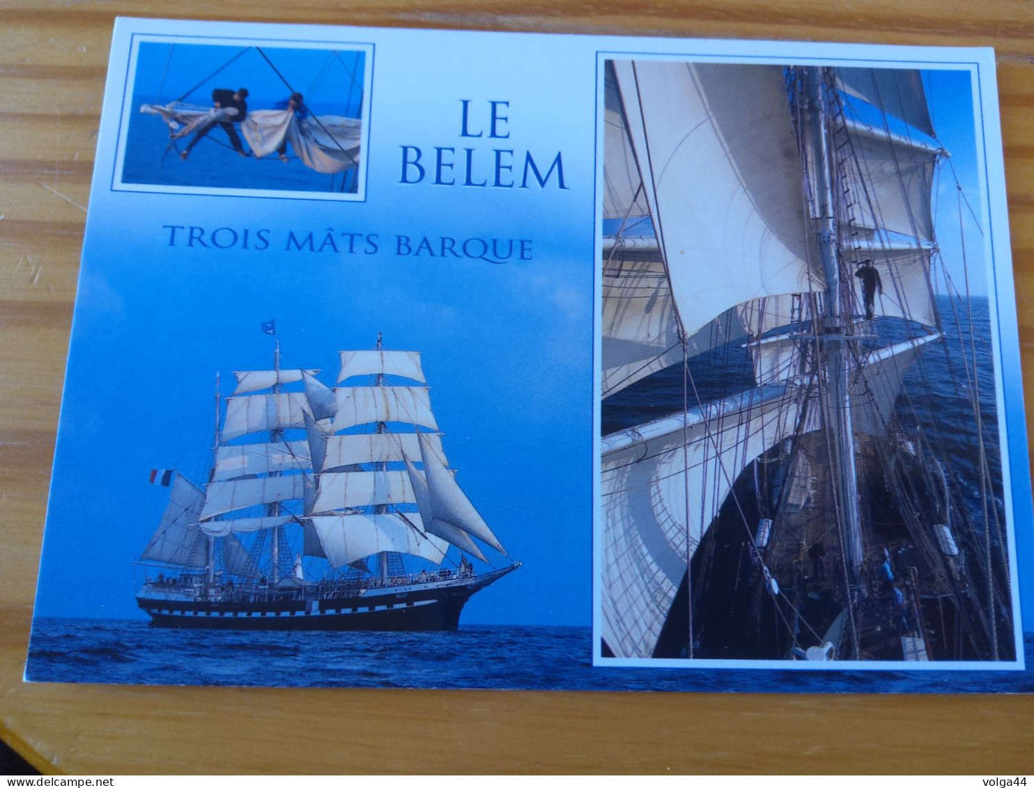 Lot De 2 CP - LE BELEM - Trois Mâts Barque - Sailing Vessels