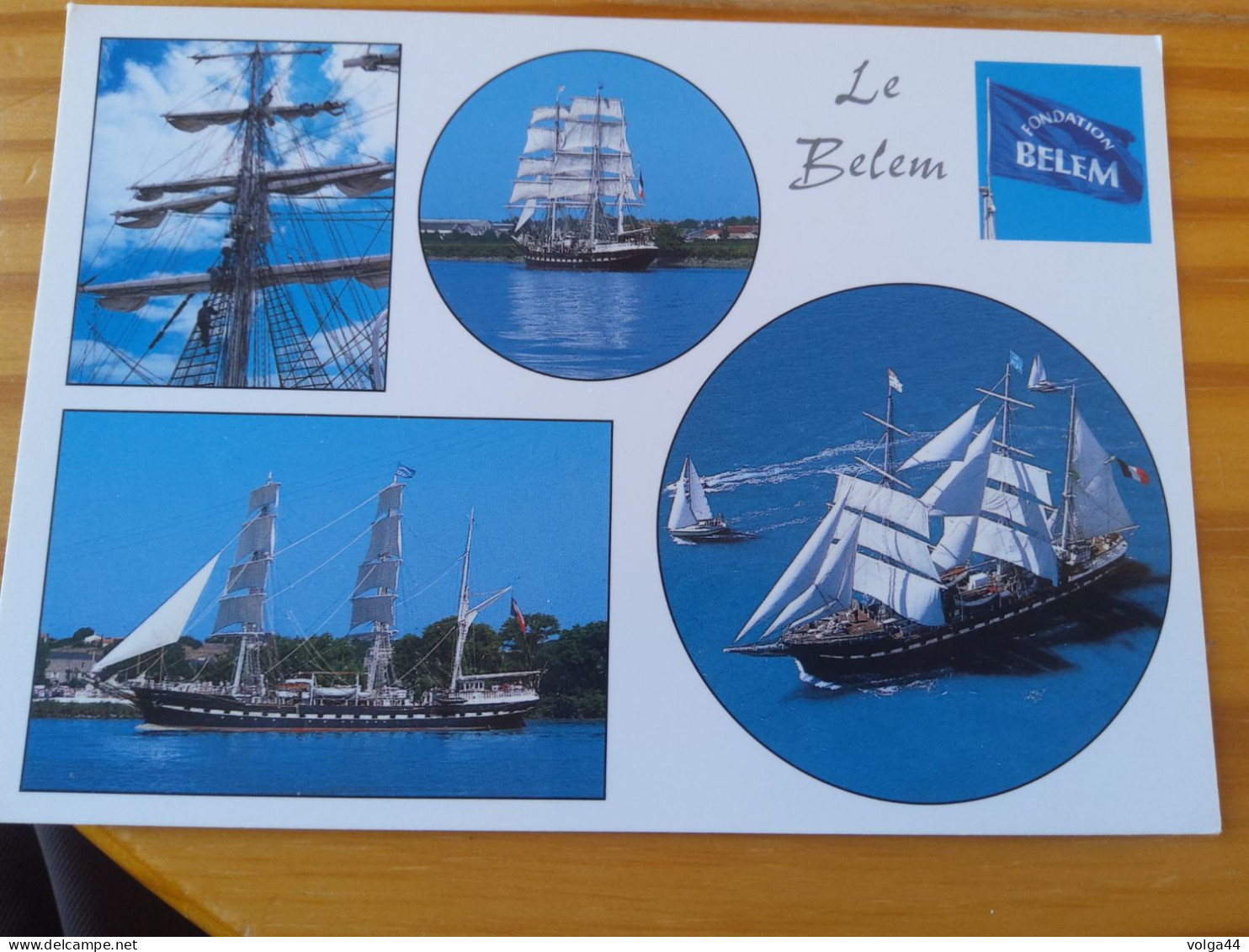 Lot De 2 CP - LE BELEM - Trois Mâts Barque - Sailing Vessels