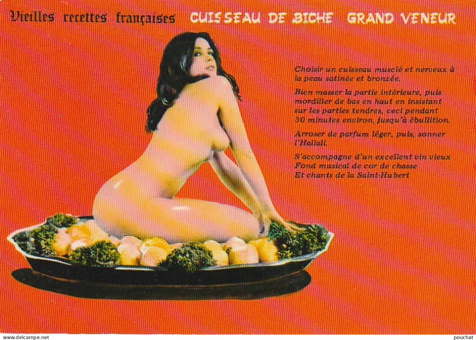 OP Nw30- CUISSEAU DE BICHE GRAND VENEUR - FEMME NUE - PHOTO H. TOYOT - 2 SCANS - Pin-Ups