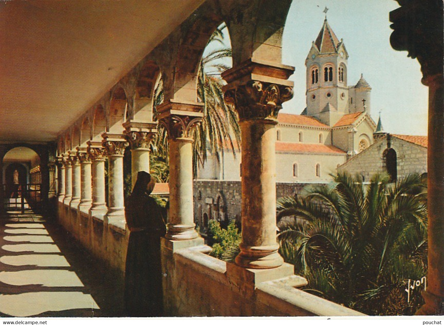 OP Nw31-(06) ILE SAINT HONORAT - ABBAYE DE NOTRE DAME DE LERINS - MOINE - 2 SCANS - Cannes