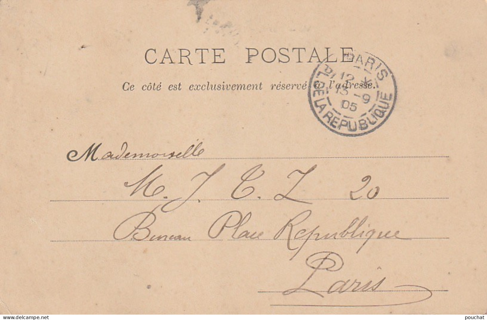 OP Nw33-(75) PARIS - LE MOULIN ROUGE - ANIMATION - BRASSERIE GRAFF (CORRESPONDANCE 1905 ) - 2 SCANS - Paris (18)