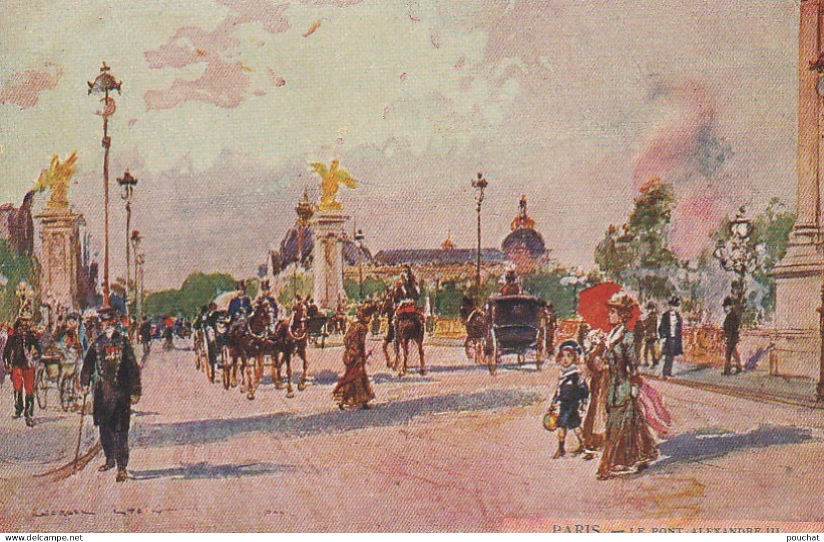 OP Nw33-(75)  PARIS - LE PONT ALEXANDRE III - GEORGES STEIN - 2 SCANS - Paintings