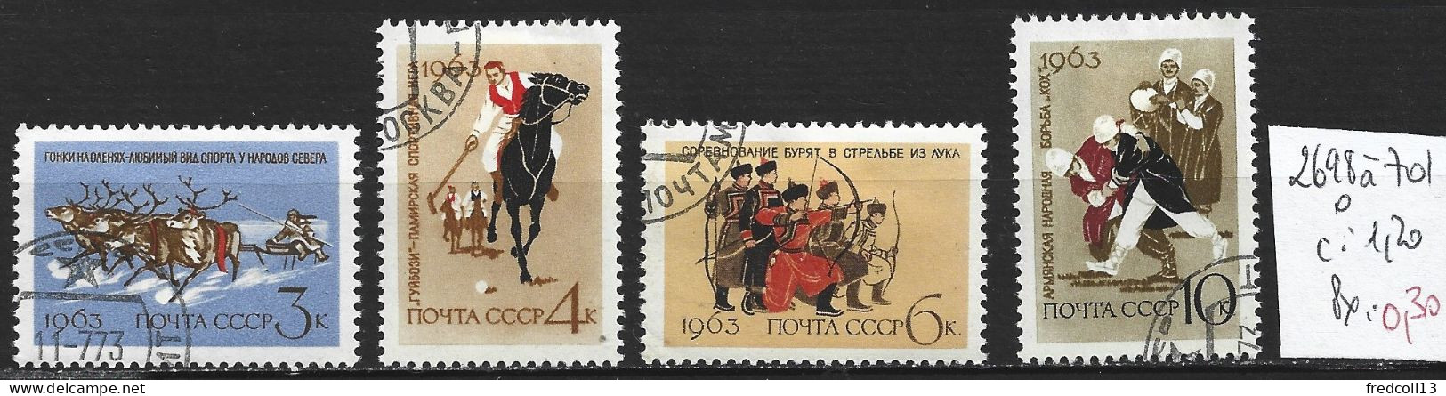 RUSSIE 2698 à 701 Oblitérés Côte 1.20 € - Oblitérés