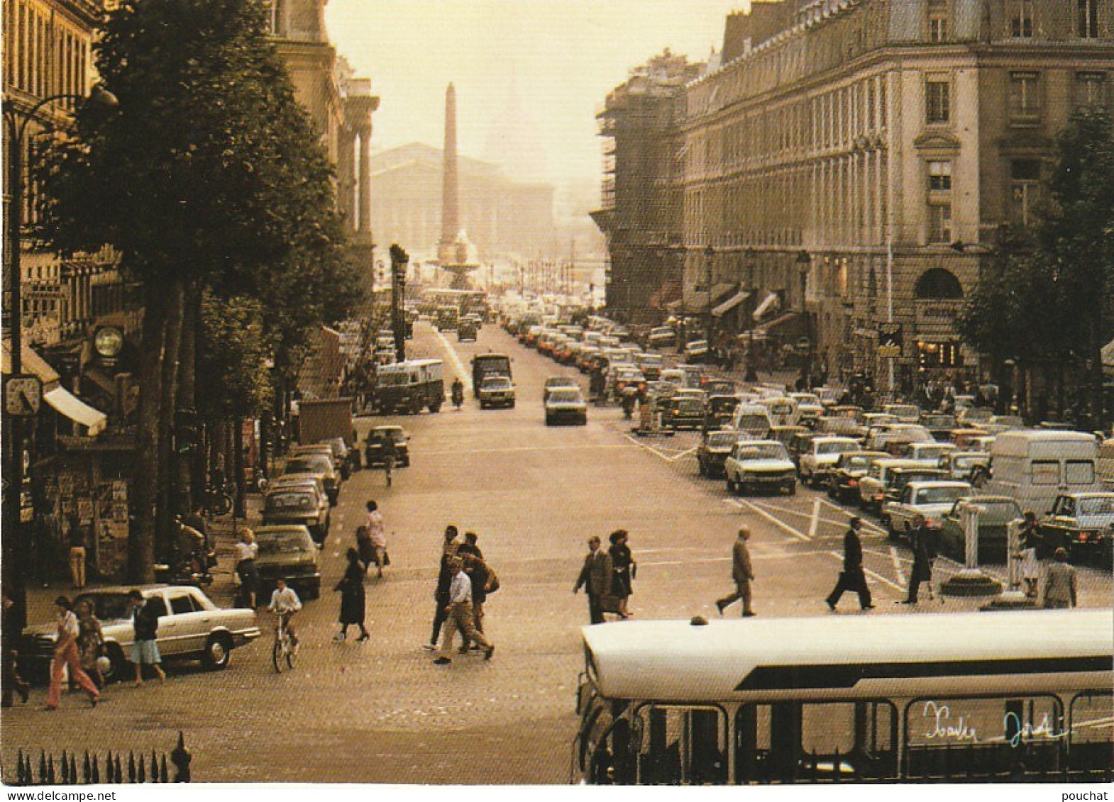 OP Nw33-(75) PARIS - RUE ROYALE : L' OBELISQUE , PLACE DE LA CONCORDE ET ASSEMBLEE NATIONALE - PHOTO JORDI - 2 SCANS - District 08