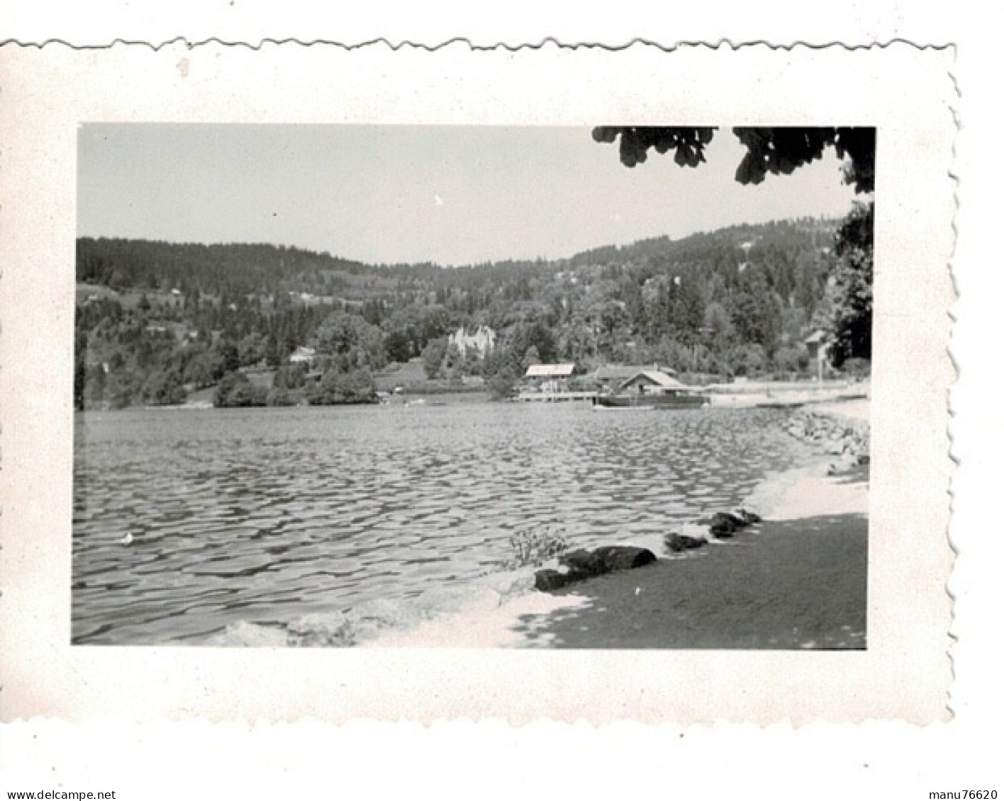 Ref 1 - Photo : Le Lac Et Les Villas Gérardmer , Vosges  - France . - Europe