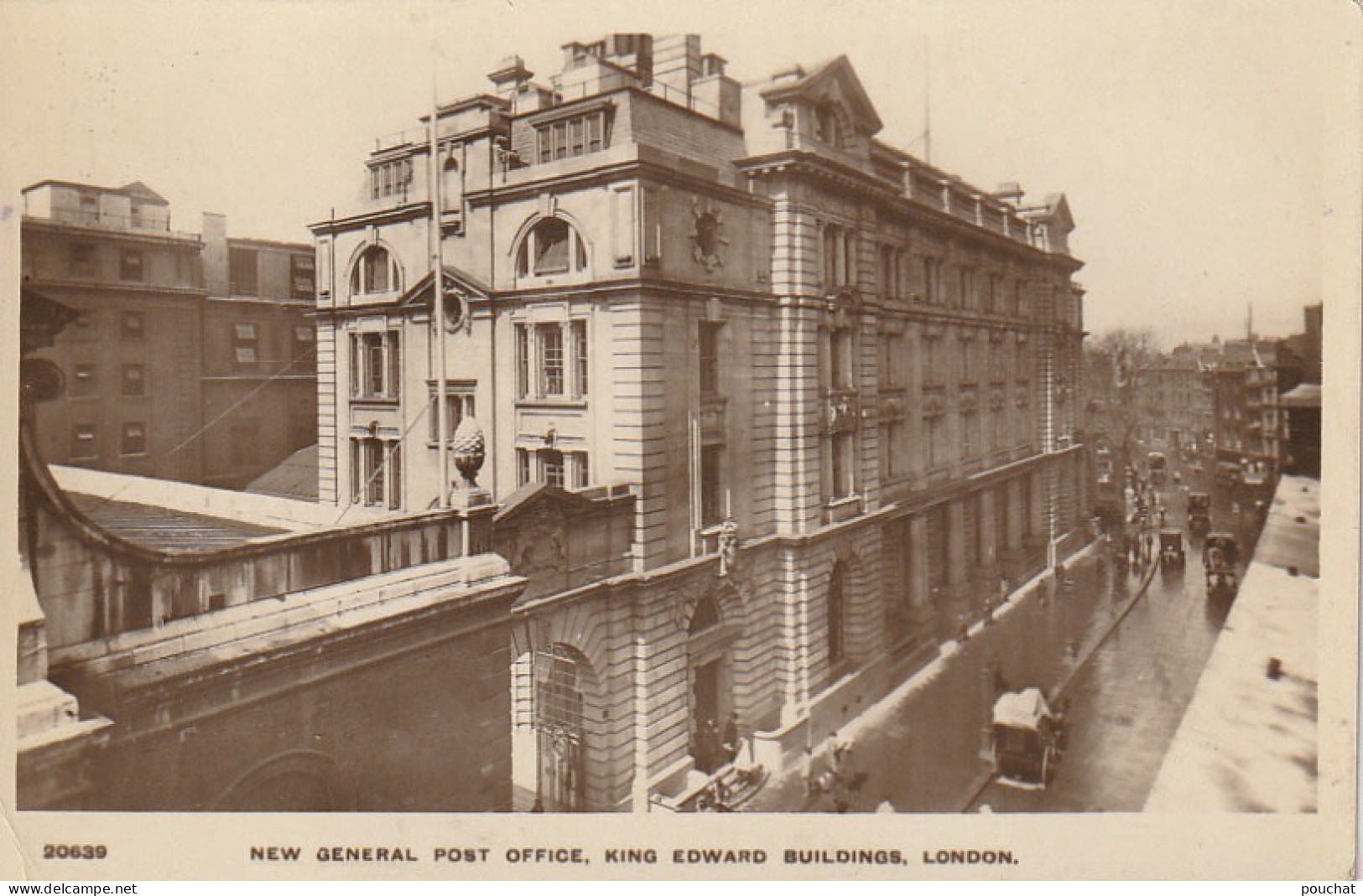 OP Nw34- LONDON ( ENGLAND ) - NEW GENERAL POST OFFICE , KING EDWARD BUILDINGS - 2 SCANS - Sonstige & Ohne Zuordnung