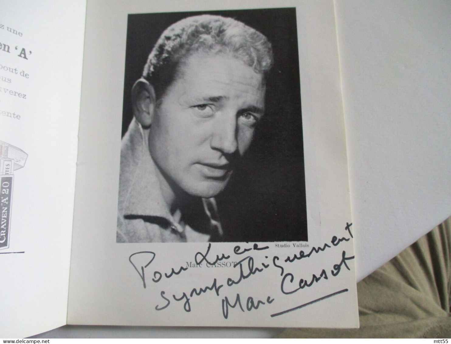 MAURICE DRUON ELVIRE POPESCO  LE POULAIN AUTOGRAPHE SIGNATURE DEDICACE SUR PROGRAMME THEATRE - Programma's