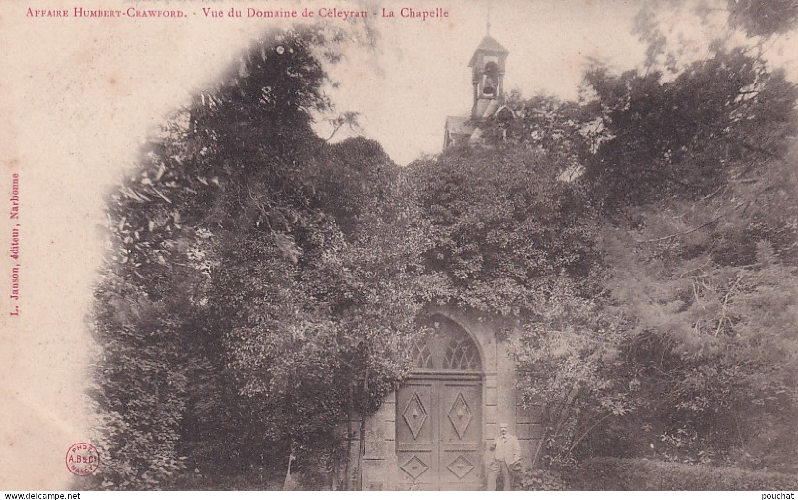 MO 27-(11) AFFAIRE HUMBERT CRAWFORD - 6 CARTES : VUE DU DOMAINE DE CELEYRAN , S. A MANGER ,  SALON , CHAPELLE , CHATEAU