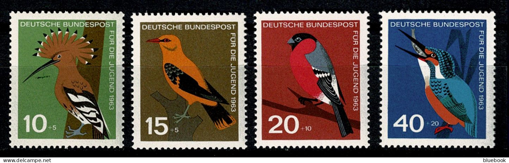 Ref 1646 - Germany 1963 Child Welfare - Birds - MNH Set SG 1315 - 1318 - Unused Stamps