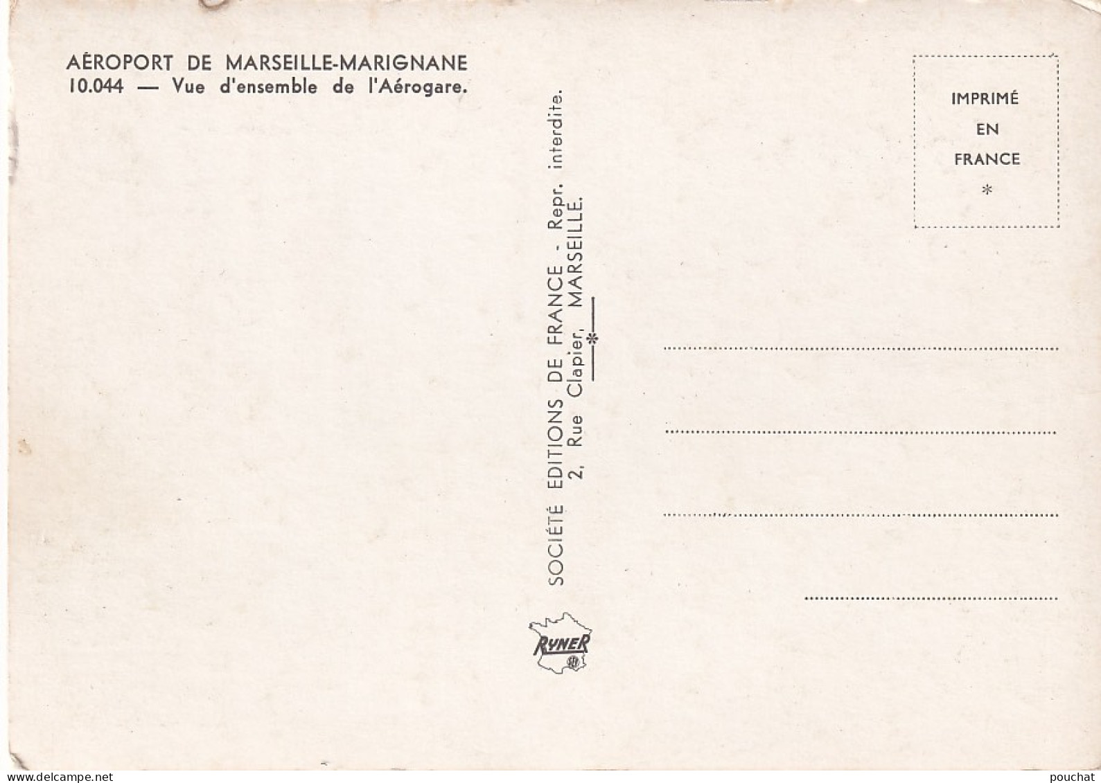MO 29-(13) AEROPORT DE MARSEILLE MARIGNANE - VUE D'ENSEMBLE DE L'AEROGARE - Marignane