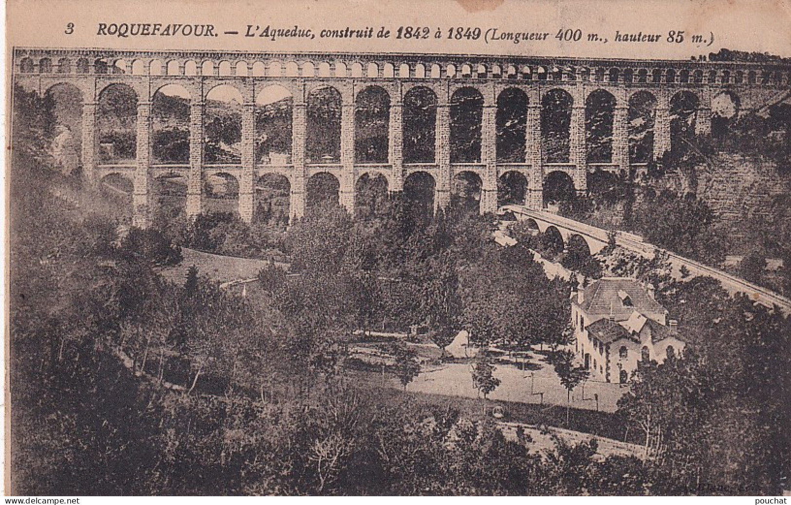 MO 29-(13) ROQUEFAVOUR - L'AQUEDUC , CONSTRUIT DE 1842 A 1849 - VUE GENERALE - Roquefavour