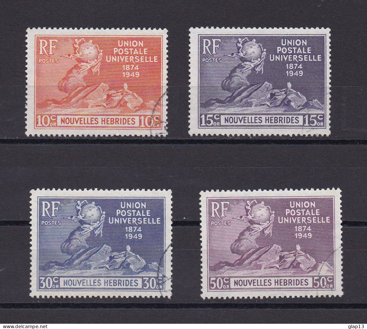 NOUVELLES-HEBRIDES 1949 TIMBRE N°136/39 OBLITERE U.P.U. - Used Stamps