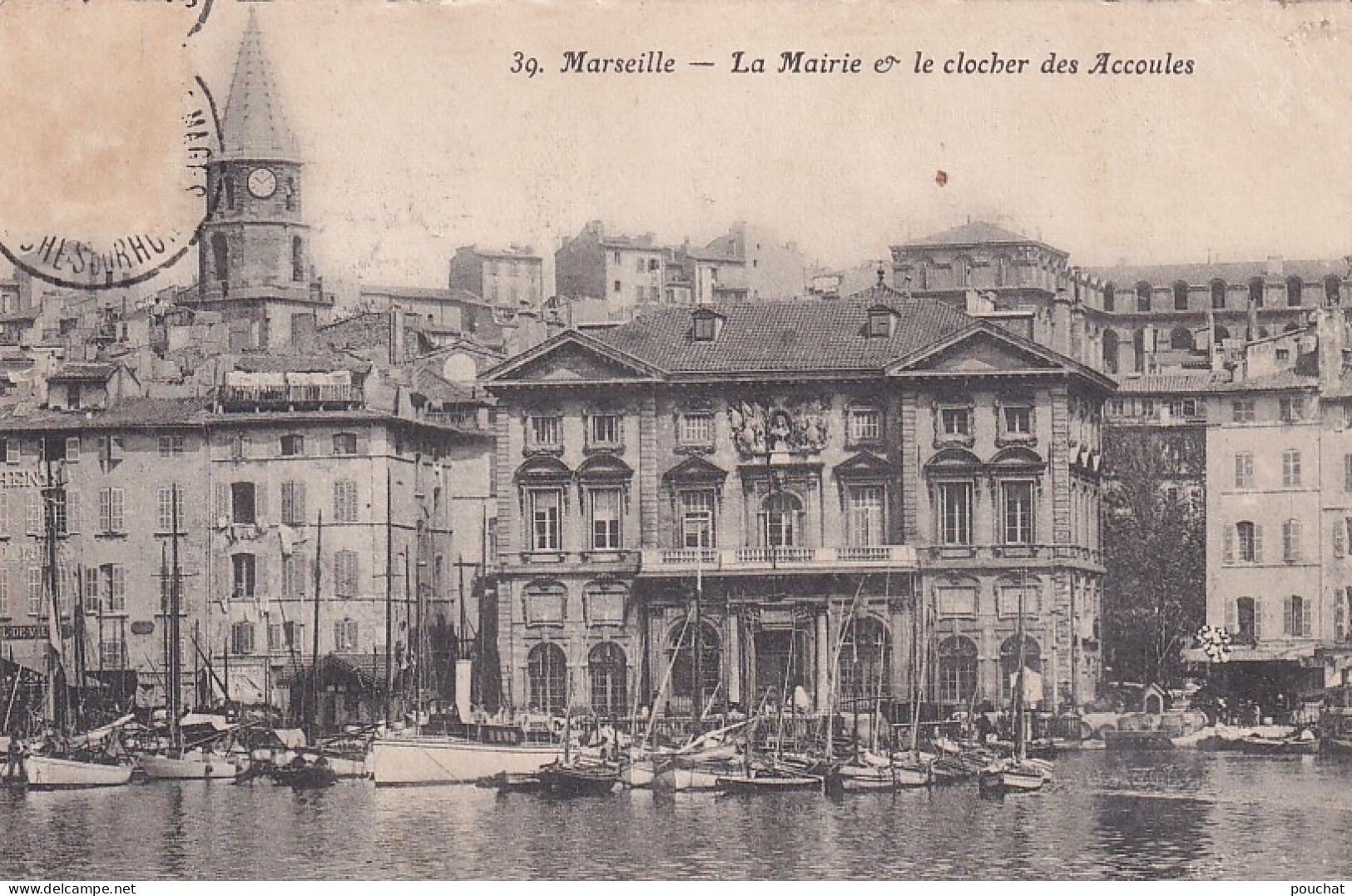 MO 29-(13) MARSEILLE - LA MAIRIE ET LE CLOCHER DES ACCOULES - Canebière, Centro