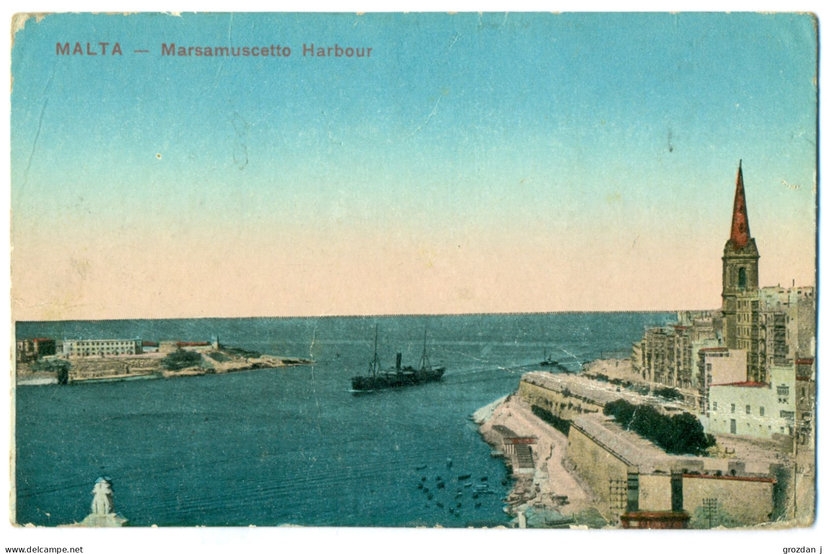 Malta, Marsamuscetto Harbour - Malte