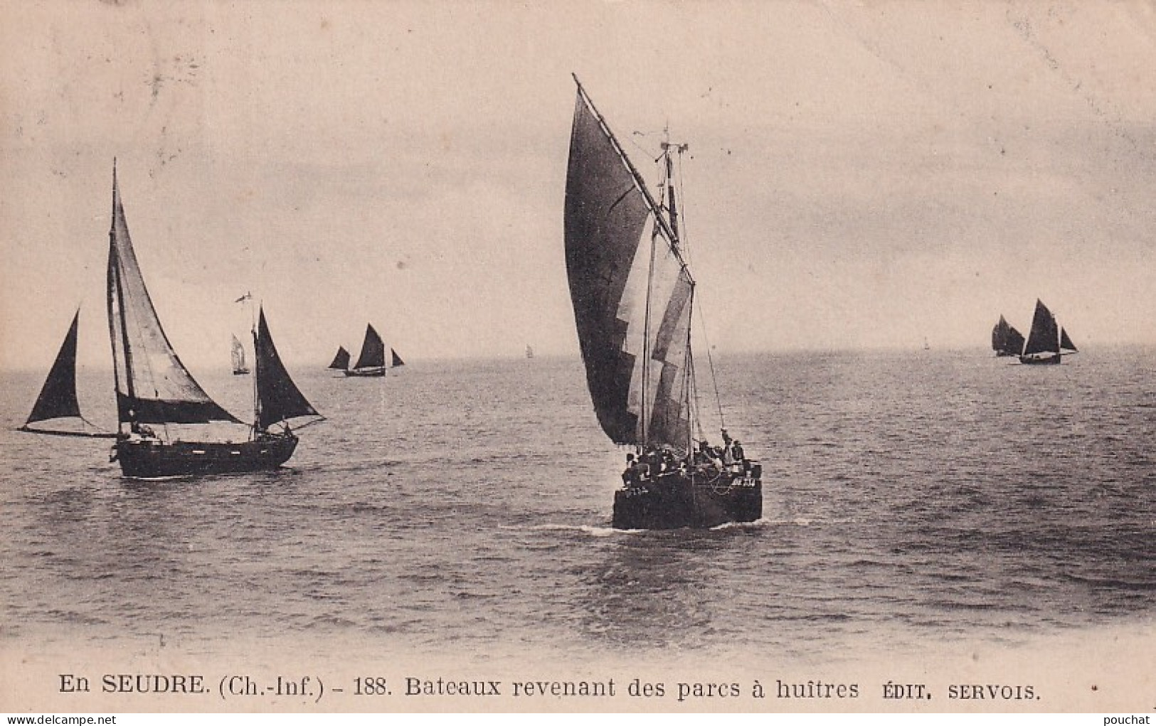 NE 28-(17) EN SEUDRE - BATEAUX REVENANT DES PARCS A HUITRES - Other & Unclassified