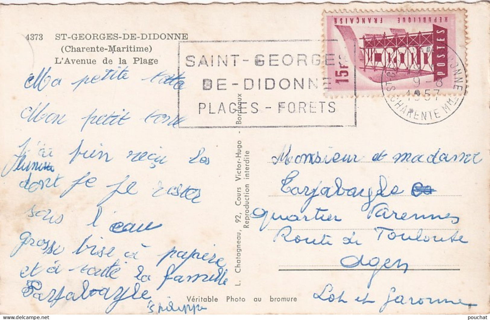 NE 28-(17) ST GEORGES DE DIDONNE - L'AVENUE DE LA PLAGE - Saint-Georges-de-Didonne