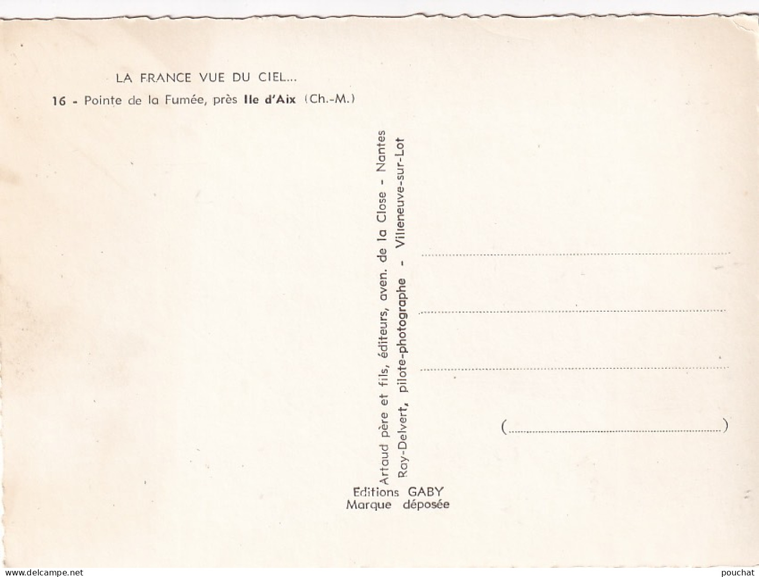 NE 28-(17) POINTE DE LA FUMEE , PRES ILE D'AIX - VUE AERIENNE - Other & Unclassified