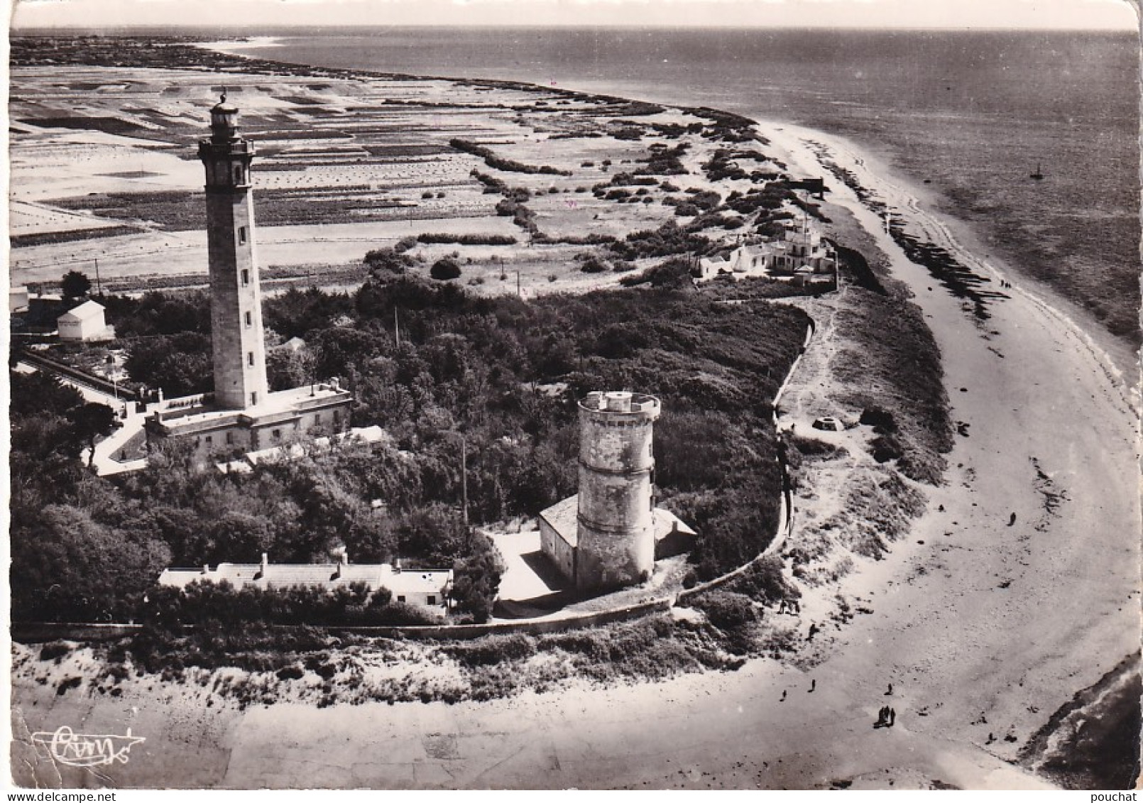 NE 29-(17) ILE DE RE - ST CLEMENT DES BALEINES - LE PHARE DES BALEINES ET LE SEMAPHORE - VUE AERIENNE - Ile De Ré