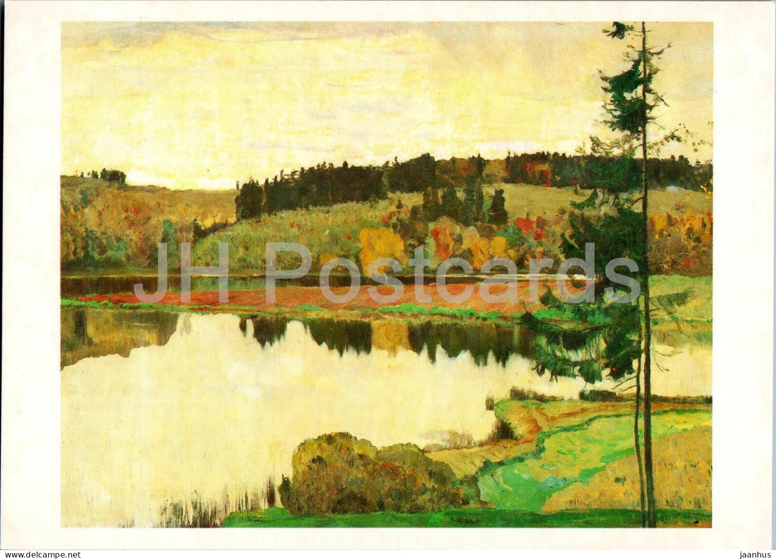 Painting By M. Nesterov - Autumn Landscape - Russian Art - 1985 - Russia USSR - Unused - Peintures & Tableaux