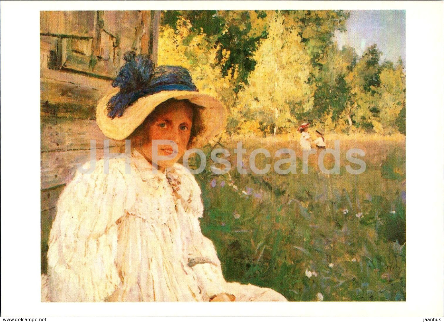 Painting By V. Serov - Summer - Wife - - Woman - Russian Art - 1981 - Russia USSR - Unused - Malerei & Gemälde